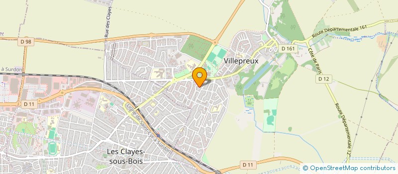 localisation de l'entreprise MADAME MARIE BOURGEOIS à VILLEPREUX