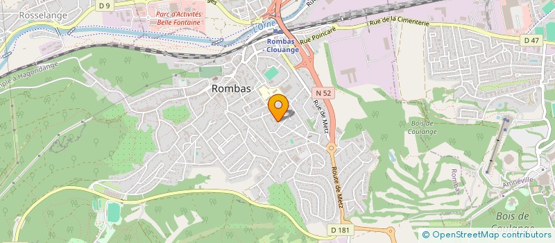 localisation de l'entreprise MADAME MARIE BOURGEOIS  JOEUF