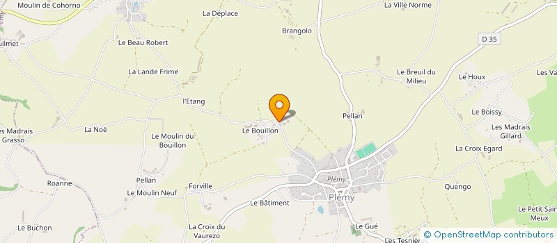 localisation de l'entreprise MADAME MARIE BOURGES  PLOUGUENAST-LANGAST