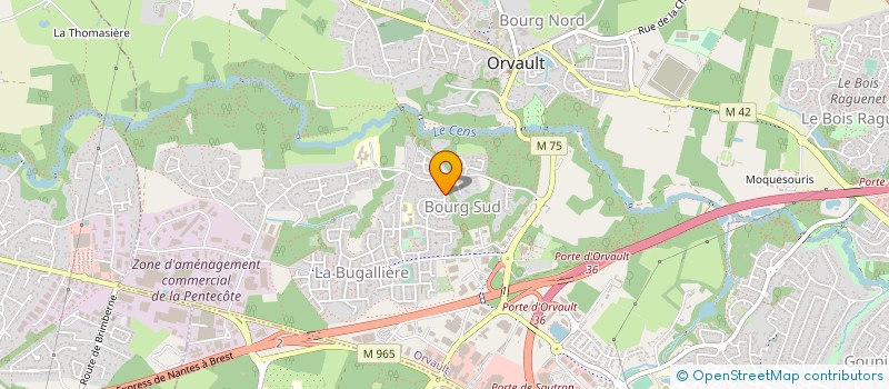 localisation de l'entreprise MADAME MARIE BOURGES à ORVAULT