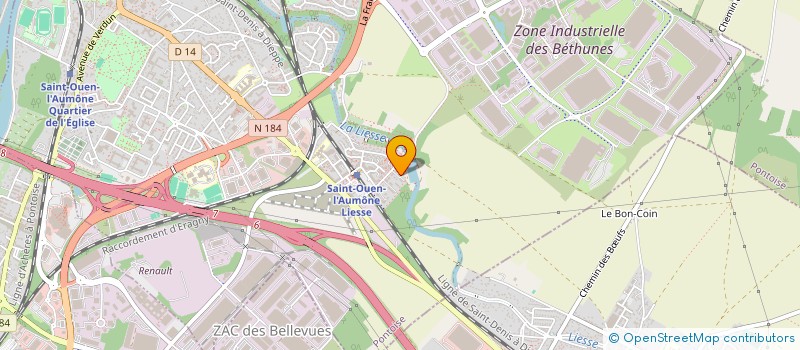 localisation de l'entreprise MADAME MARIE BOURLON  PONTOISE