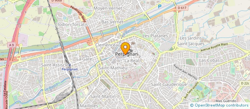 localisation de l'entreprise MADAME MARIE BOUSQUET à PERPIGNAN