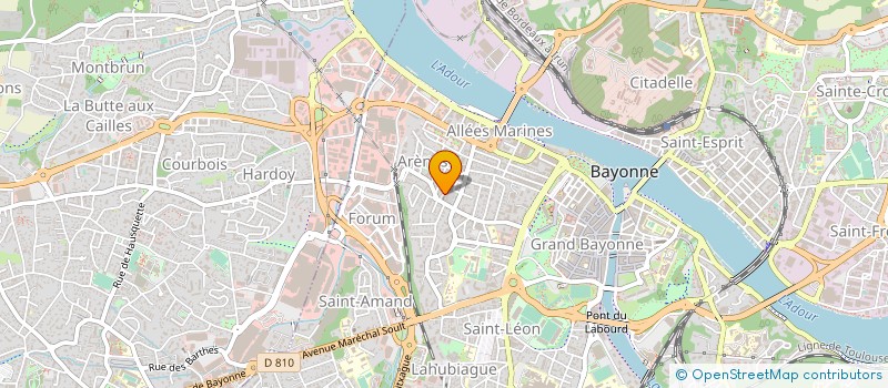 localisation de l'entreprise MADAME MARIE BOUSQUET à BAYONNE