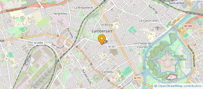 localisation de l'entreprise MADAME MARIE BOUSQUET SUINAT à LAMBERSART