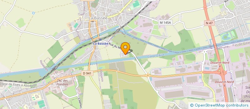 localisation de l'entreprise MADAME MARIE BOUTELIER  DOUVRIN