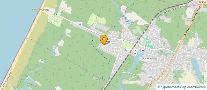 localisation de l'entreprise MADAME MARIE BOUTELOUX  LABENNE