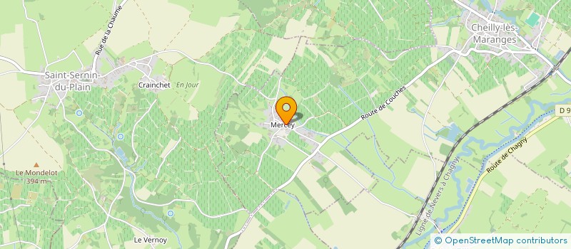 localisation de l'entreprise MADAME MARIE BOUTHENET  CHEILLY-LES-MARANGES