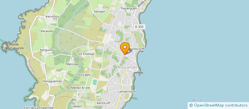 localisation de l'entreprise MADAME MARIE BOUTIER  ROSCANVEL
