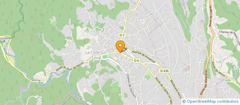 localisation de l'entreprise MADAME MARIE BOUTIGNY à LA COLLE-SUR-LOUP
