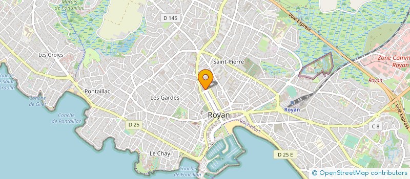 localisation de l'entreprise MADAME MARIE BOUTROIX  ROYAN