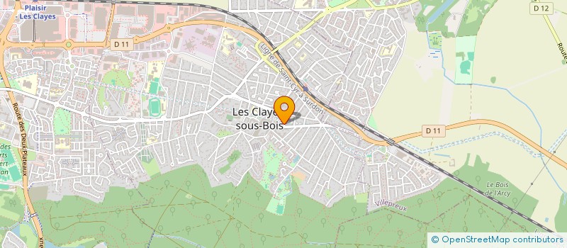 localisation de l'entreprise MADAME MARIE BOUTROS à LES CLAYES-SOUS-BOIS