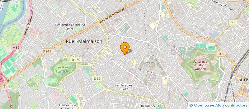 localisation de l'entreprise MADAME MARIE BOUVART à RUEIL-MALMAISON