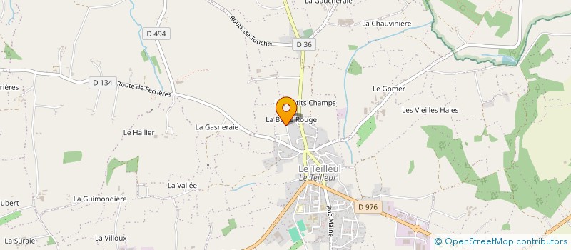 localisation de l'entreprise MADAME MARIE BOUVET à LE TEILLEUL