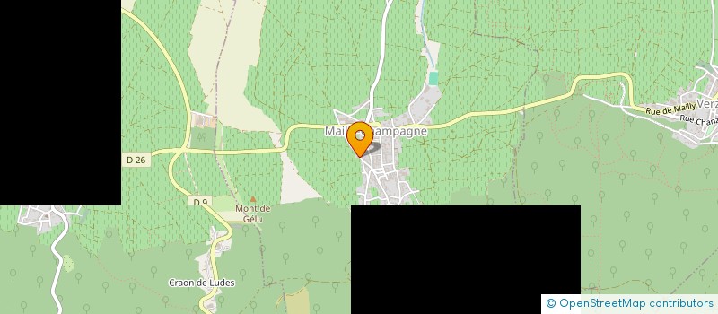 localisation de l'entreprise MADAME MARIE BOUVIER  MAILLY-CHAMPAGNE