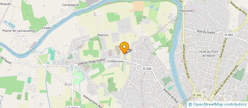 localisation de l'entreprise MADAME MARIE BOUYEURE  BIAS