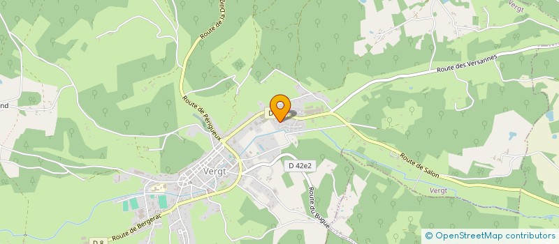 localisation de l'entreprise MADAME MARIE BOUYGUES  VERGT