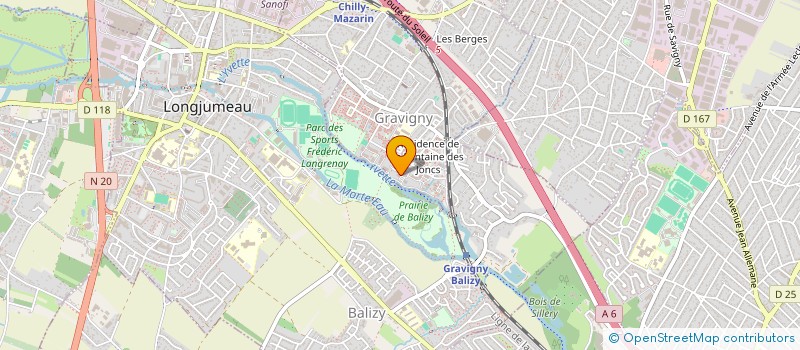 localisation de l'entreprise MADAME MARIE BOVE  CHILLY-MAZARIN