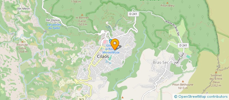 localisation de l'entreprise MADAME MARIE BOYER à CILAOS