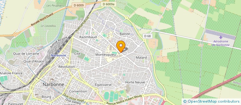 localisation de l'entreprise MADAME MARIE BOYER  NARBONNE