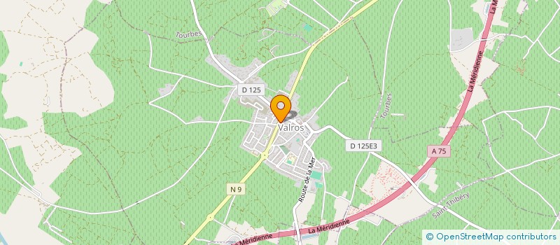 localisation de l'entreprise MADAME MARIE BOYER  VALROS