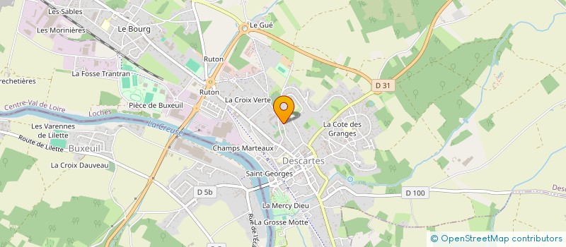 localisation de l'entreprise MADAME MARIE BOYER  DESCARTES