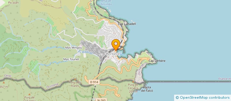 localisation de l'entreprise MADAME MARIE BOYER  CERBERE