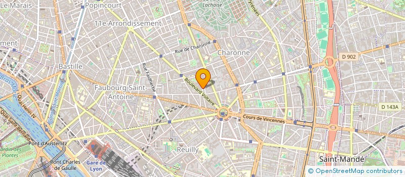 localisation de l'entreprise MADAME MARIE BRAHIMI  PARIS