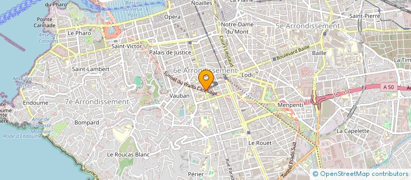 localisation de l'entreprise MADAME MARIE BRAIBANT à MARSEILLE
