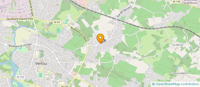 localisation de l'entreprise MADAME MARIE BRANGER  VERTOU