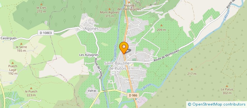 localisation de l'entreprise MADAME MARIE BRASQUIES  SAINT-BAUZILLE-DE-PUTOIS