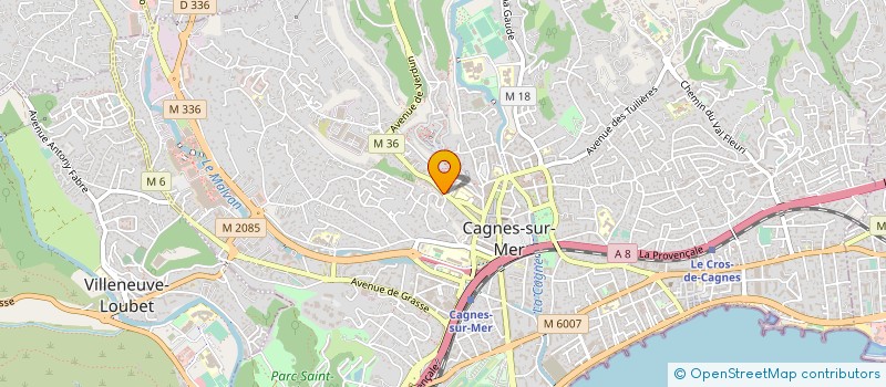 localisation de l'entreprise MADAME MARIE BRASSEUR à CAGNES-SUR-MER