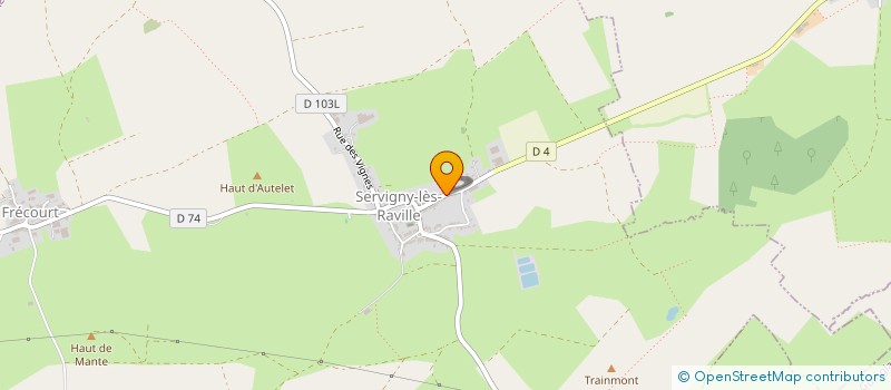 localisation de l'entreprise MADAME MARIE BRATH  SERVIGNY-LES-RAVILLE