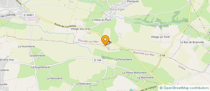 localisation de l'entreprise MADAME MARIE BRAULT  GOUVILLE-SUR-MER