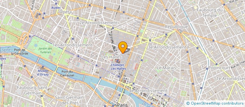 localisation de l'entreprise MADAME MARIE BRAY à PARIS