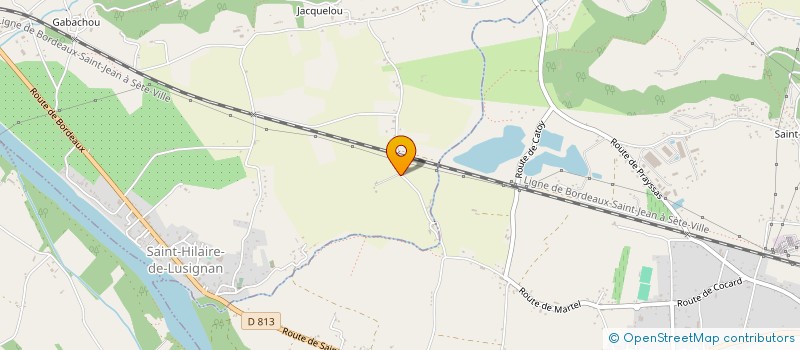 localisation de l'entreprise MADAME MARIE BREARD  SAINT-HILAIRE-DE-LUSIGNAN