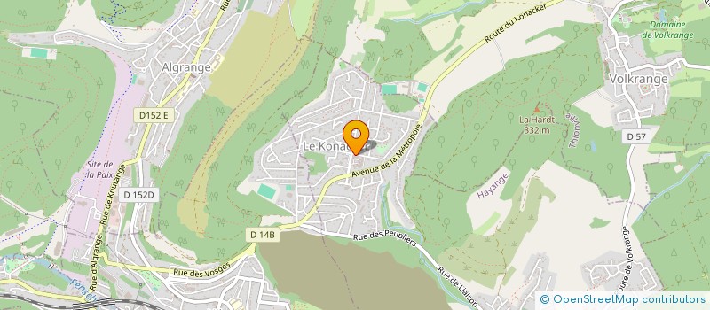 localisation de l'entreprise MADAME MARIE BREIT  HAYANGE