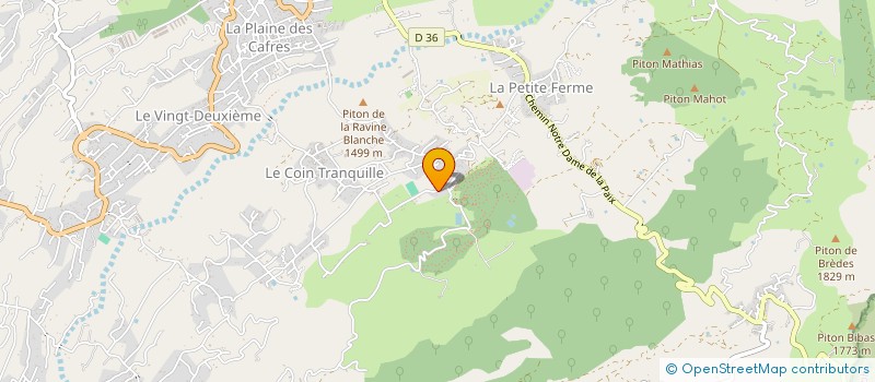 localisation de l'entreprise MADAME MARIE BRELU-BRELU  LE TAMPON