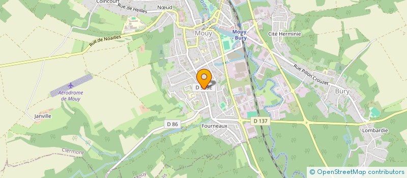 localisation de l'entreprise MADAME MARIE BREMARD  BALAGNY-SUR-THERAIN