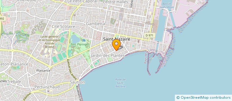 localisation de l'entreprise MADAME MARIE BRENANS  SAINT-NAZAIRE