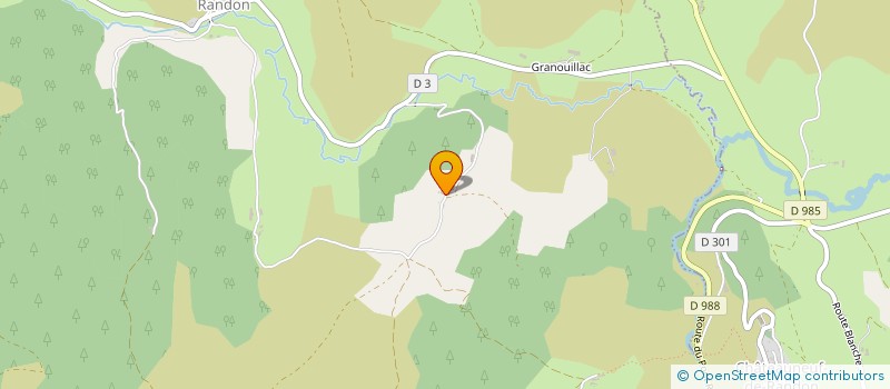 localisation de l'entreprise MADAME MARIE BRESSON  ARZENC-DE-RANDON