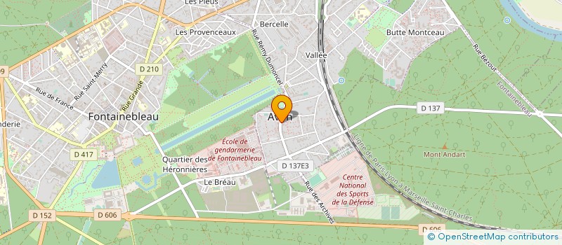 localisation de l'entreprise MADAME MARIE BRESSON  AVON