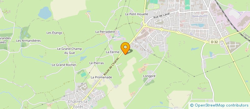 localisation de l'entreprise MADAME MARIE BRETAUDEAU  EVRON