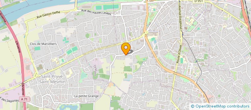 localisation de l'entreprise MADAME MARIE BRETON  ORLEANS