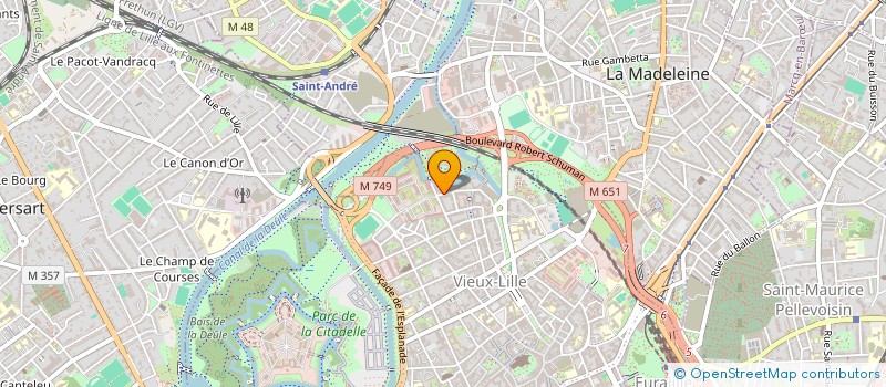 localisation de l'entreprise MADAME MARIE BRETON à LILLE