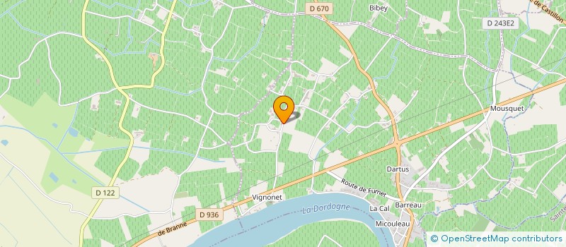 localisation de l'entreprise MADAME MARIE BREUIL  VIGNONET