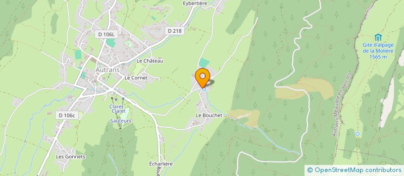 localisation de l'entreprise MADAME MARIE BREYTON à AUTRANS-MEAUDRE EN VERCORS