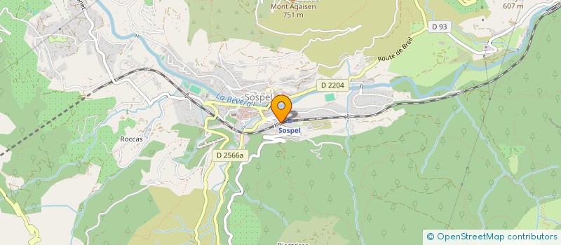 localisation de l'entreprise MADAME MARIE BREZZO  SOSPEL