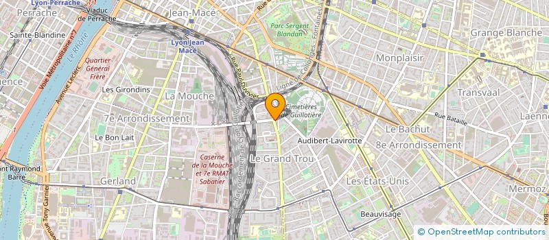 localisation de l'entreprise MADAME MARIE BRIAS  LYON