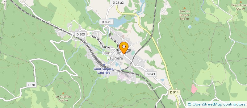 localisation de l'entreprise MADAME MARIE BRIAT DAVID à LAURIERE