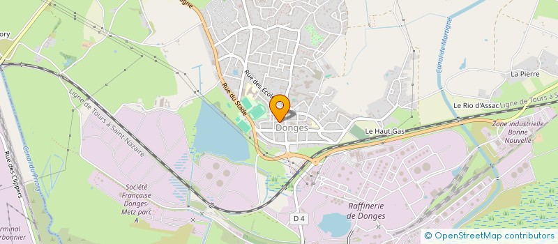 localisation de l'entreprise MADAME MARIE BRICAUD  DONGES